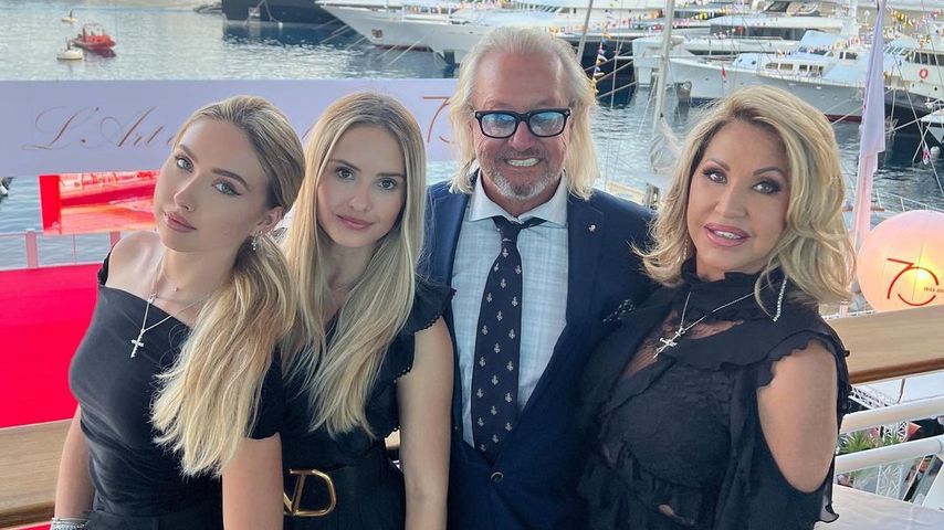 Shania, Davina, Robert und Carmen Geiss im Juni 2023