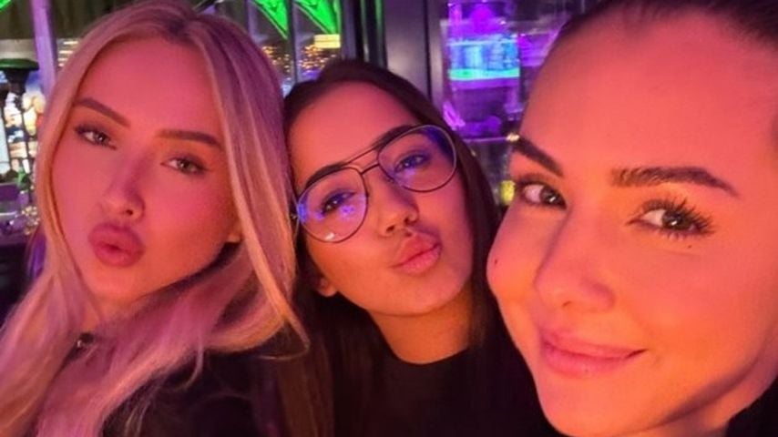 Shania Geiss, eine Freundin und Katharina Eisenblut