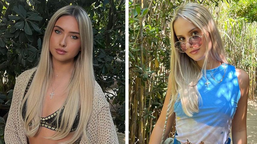 Shania und Davina Geiss Collage, Instagram, 2024