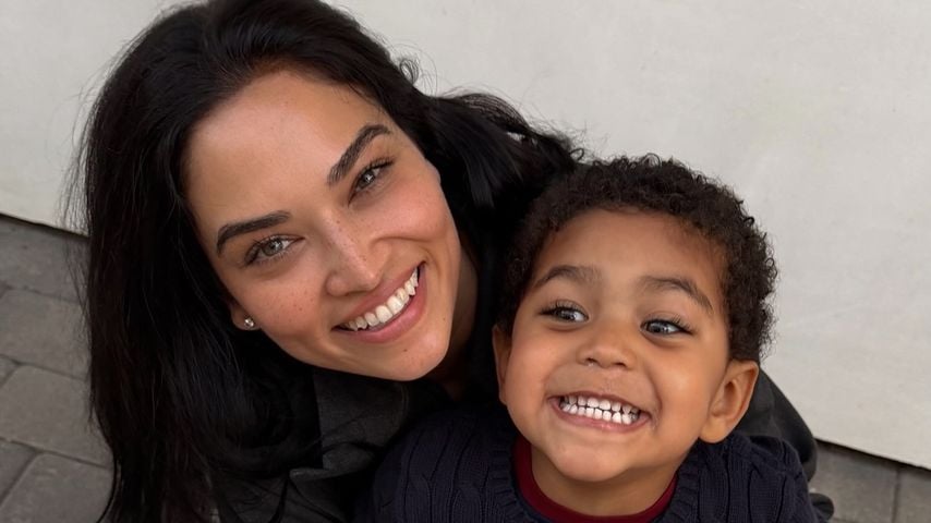 Model Shanina Shaik mit ihrem Sohn Zai
