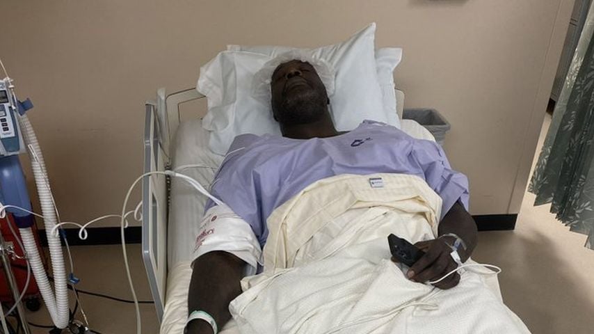 Basketball-Star Shaquille O'Neal teilt Foto aus Krankenhaus