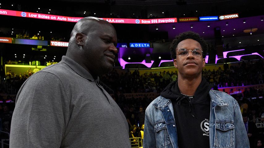 Shaquille O'Neal und sein Sohn Shareef O'Neal