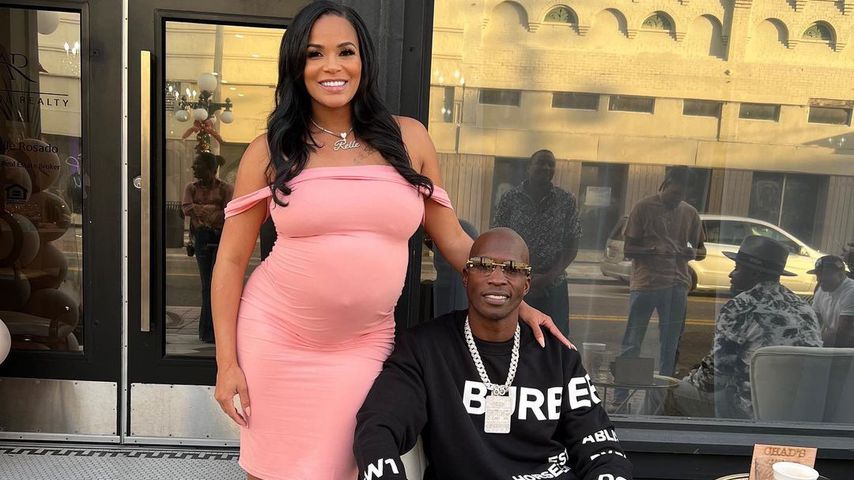 Sharelle Rosado mit ihrem Verlobten Chad Johnson