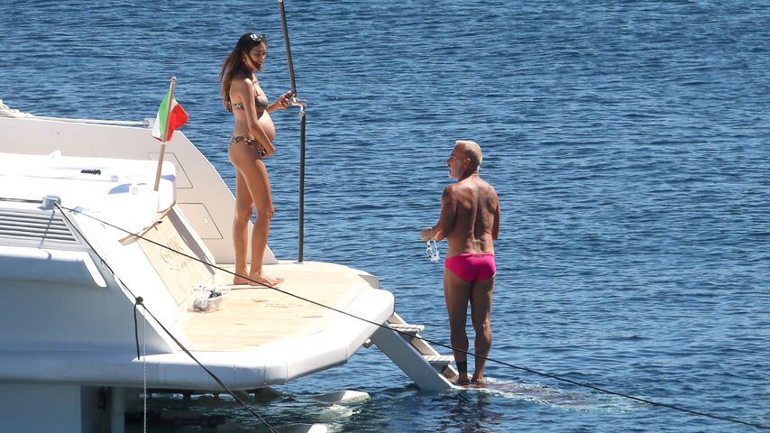 Sharon Fonseca und Gianluca Vacchi im Juli 2020