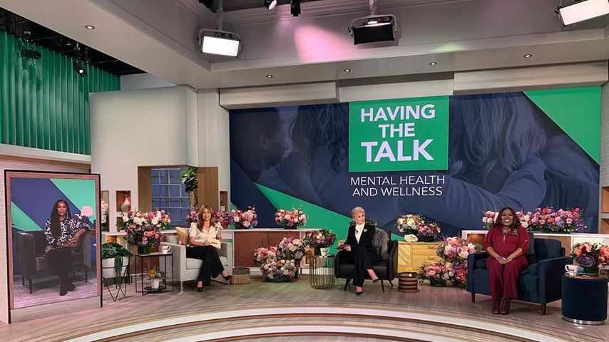 Sharon Osbourne bei den Aufzeichnungen ihrer TV-Show "The Talk" 2020