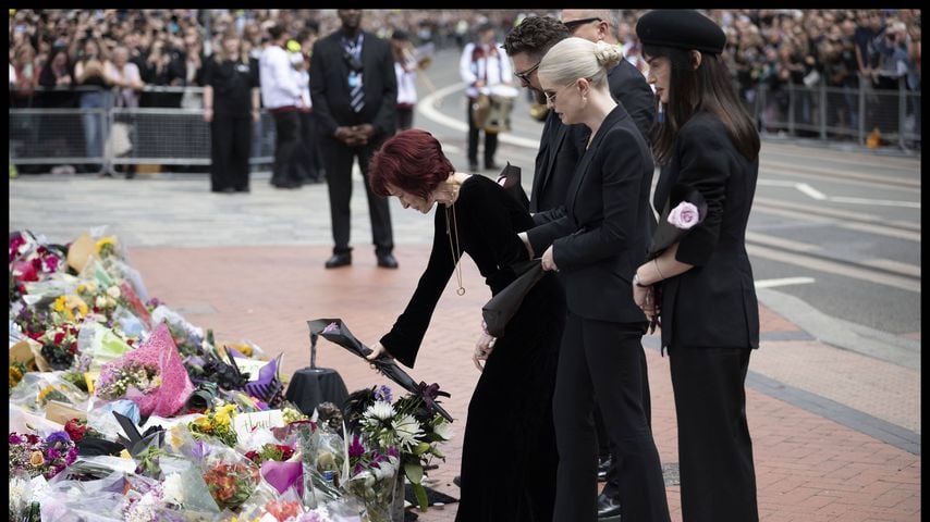 Sharon Osbourne und ihre Familie bei der Black-Sabbath-Bridge-Bank, Juli 2025