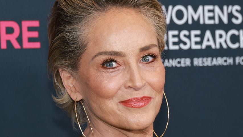 Zeitlose Schönheit: Sharon Stone bezaubert im Glitzerkleid