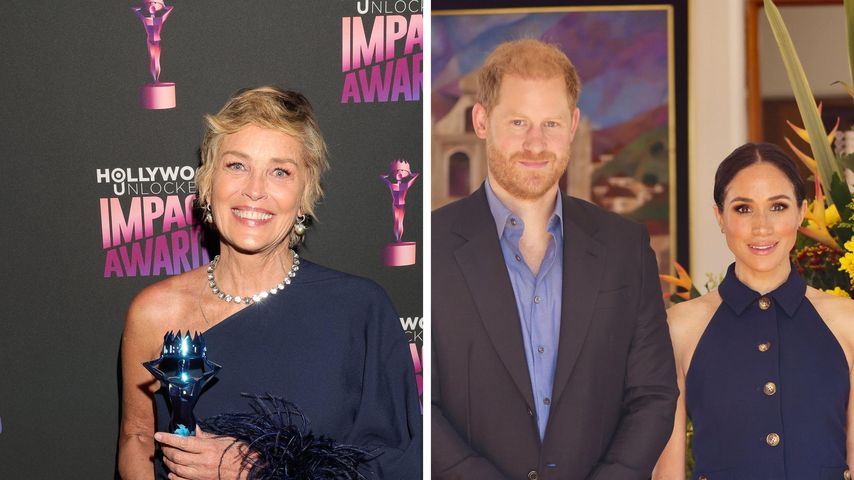 Sharon Stone unterstützt Prinz Harry und Herzogin Meghan