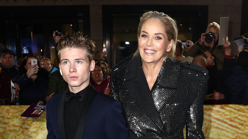 Sharon Stone mit ihrem Sohn Roan