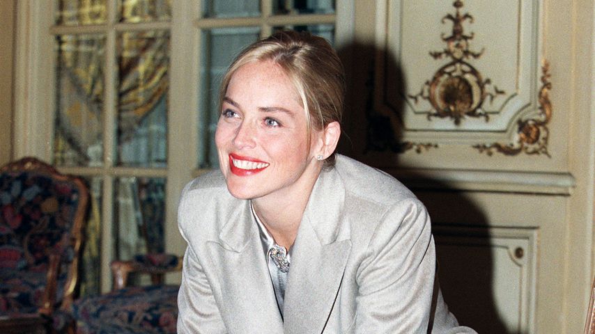 Sharon Stone im Februar 1996 in Paris