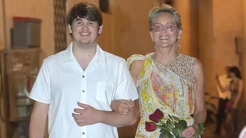 Sharon Stone und ihr Sohn Laird im Juli 2024