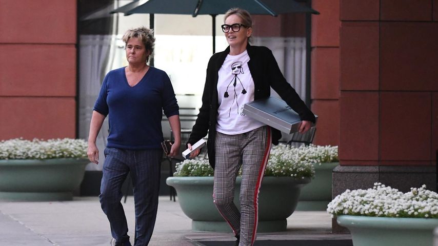 Sharon Stone beim Einkaufen in Beverly Hills