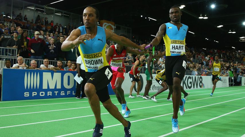Chris Brown und Shavez Hart, März 2016