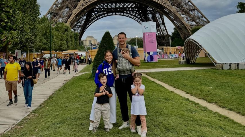 Shawn Johnson fühlt sich mit ihren drei Kindern "komplett"
