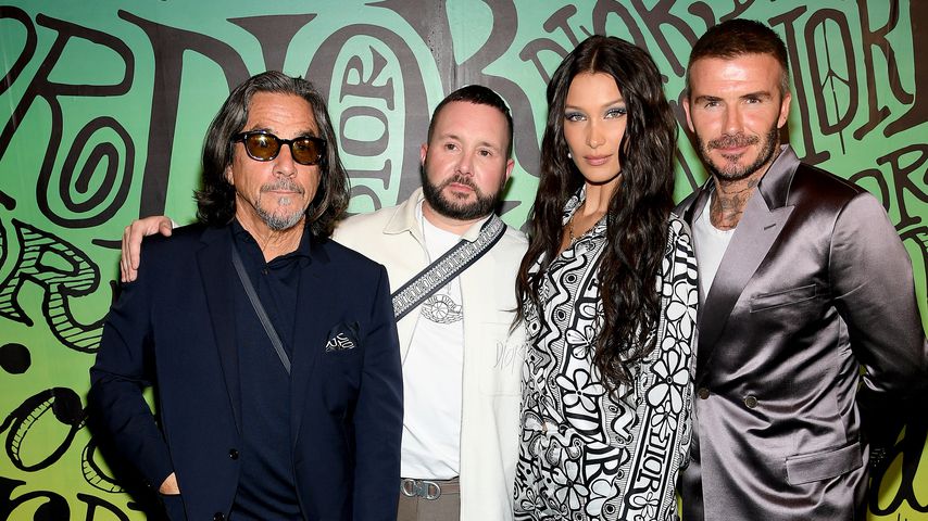 Shawn Stussy, Kim Jones, Bella Hadid and David Beckham 2019 in Miami