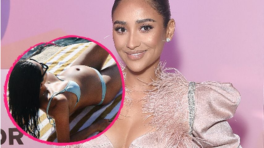 Hier präsentiert Shay Mitchell ihre XXL-Kugel im Bikini!