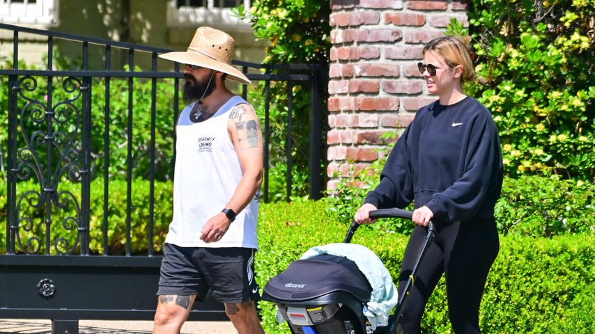 Shia LaBeouf und Mia Goth im April 2022
