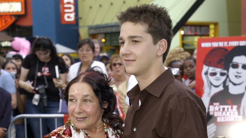 Shia LaBeouf und seine Mutter im August 2003