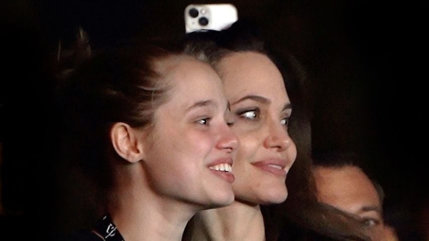 Shiloh Jolie-Pitt und Angelina Jolie in Rom