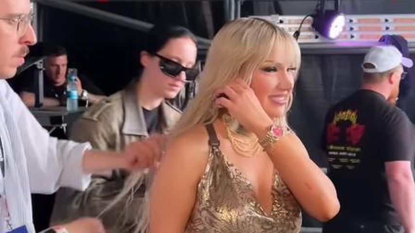 Shirin David vor ihrem ersten Livauftritt, Juni 2023