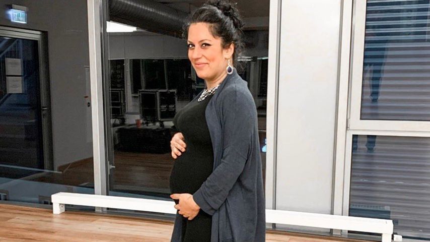 Shirin Nikkhah-Shirazi während ihrer Schwangerschaft