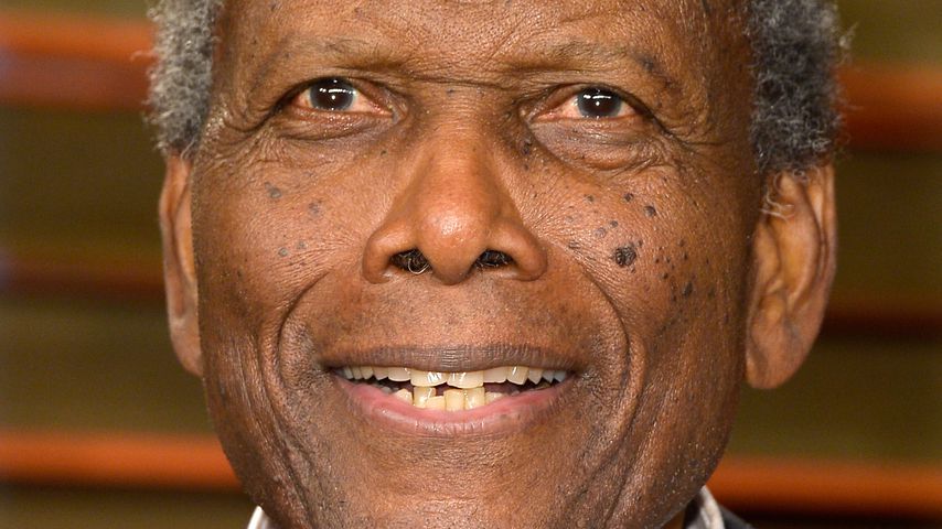 Sidney Poitier bei einer Oscar-Party in Hollywood, März 2014
