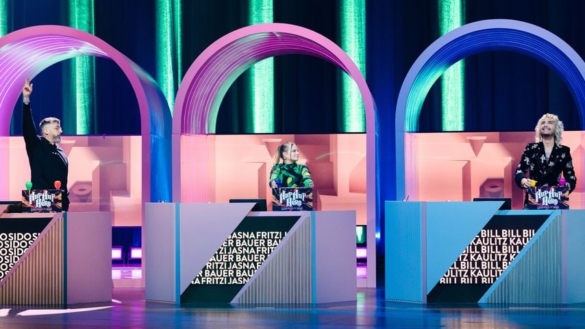 Sido, Jasna Fritzi Bauer und Bill Kaulitz bei "Wer stiehlt mir die Show?"