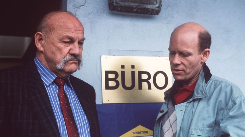 Siegfried Wischnewski und Christoph Quest in "Tatort", 1988