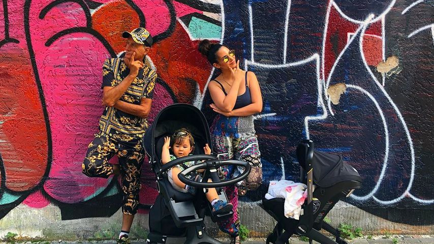 Sila Sahin mit ihren beiden Söhnen im August 2019