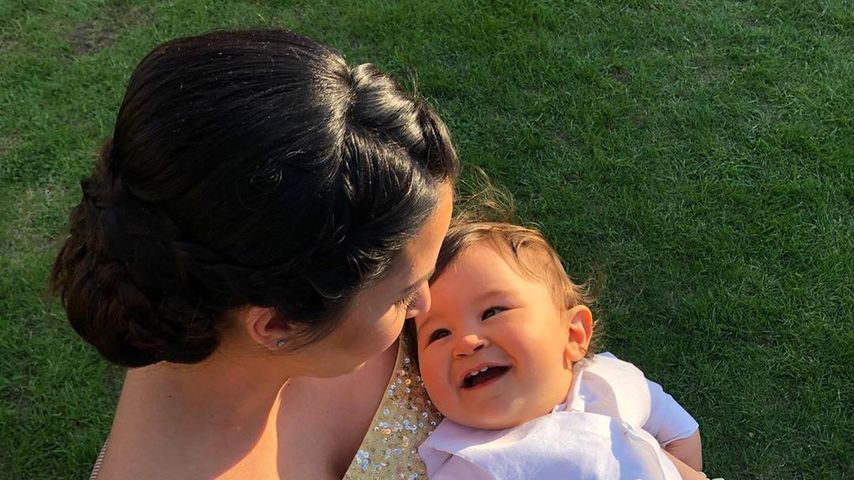 Sila Sahin und ihr Sohn Elija im Mai 2019