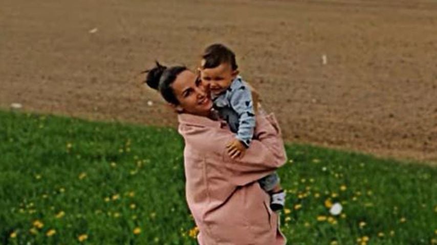 Sila Sahin und ihr Sohn Noah
