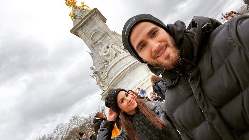 Sila Sahin mit ihrem Mann Samuel, Februar 2020