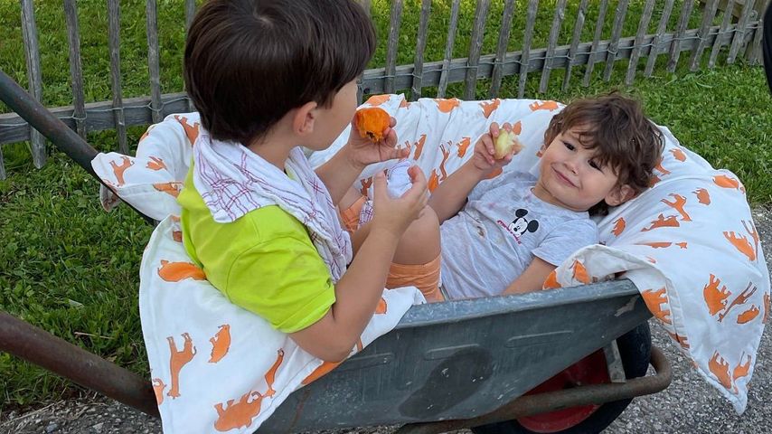 Sila Sahins Söhne Elijah und Noah
