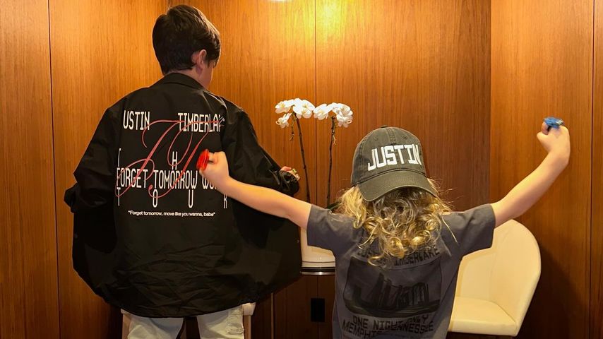 Silas und Phineas Timberlake im April 2024