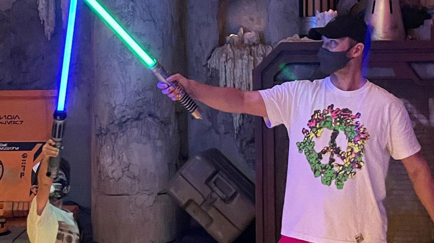 Justin Timberlake und Sohn Silas machen Disneyland-Ausflug
