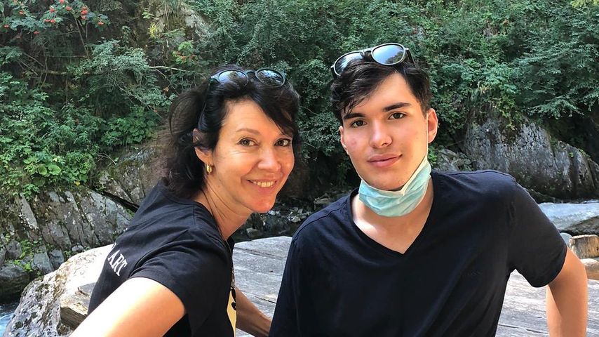 Silvia Laubenbacher mit ihrem Sohn Taro