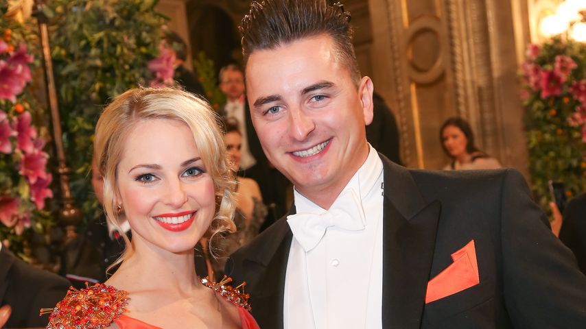 Silvia Schneider und Andreas Gabalier im Februar 2015