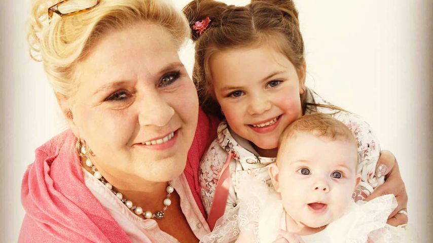 Silvia Wollny mit den Enkelkindern Celina-Sophie und Anastasia Sophie