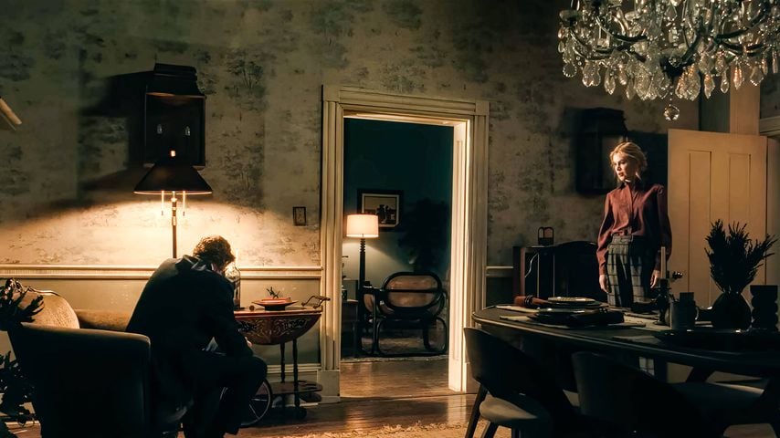 Simon Baker und Nicole Kidman in einer Szene aus der neuen Serie "Scarpetta" (Amazon Prime Video, 2026)