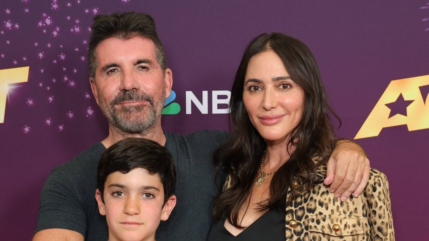 Simon Cowell, Eric Cowell und Lauren Silverman, 2024