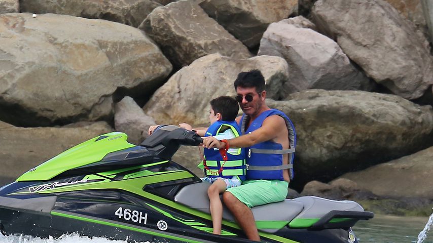 Simon Cowell mit seinem Sohn Eric, 2020