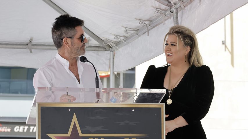 Simon Cowell und Kelly Clarkson im September 2022