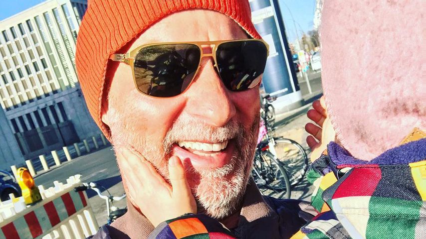 Simon Licht mit seiner Tochter Milla