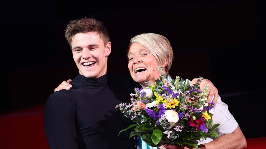 Simon Zachenhuber mit seiner Mutter bei "Let's Dance" 2021