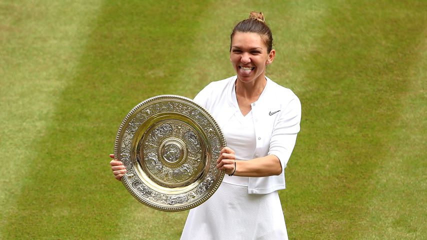 Simona Halep nach ihrem Grand-Slam-Sieg in Wimbledon 2019