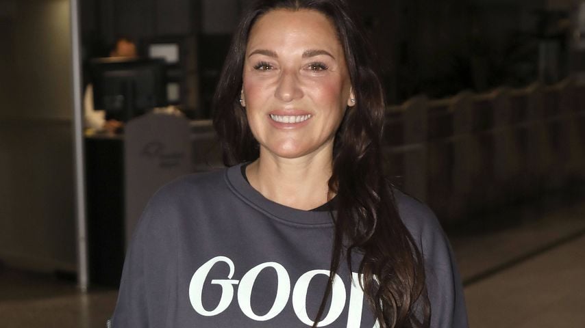 Simone Ballack vor dem Abflug nach Australien, Frankfurt 2026