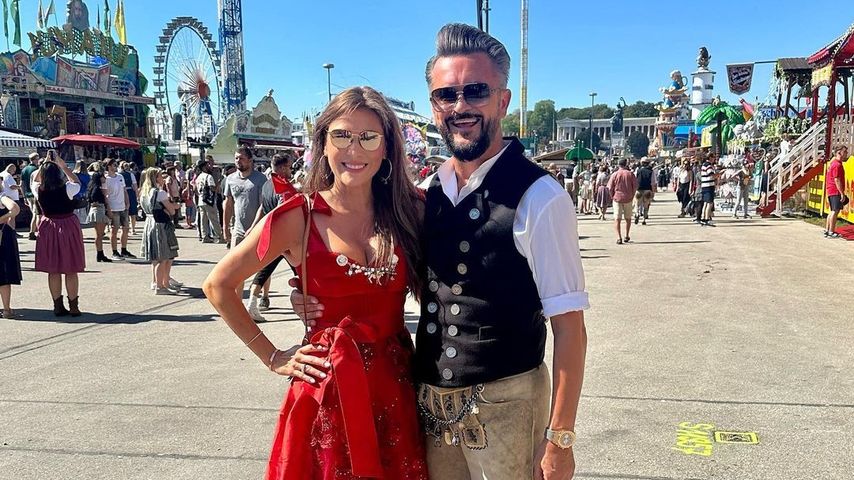 Simone Ballack und Heiko Grote auf dem Oktoberfest 2023