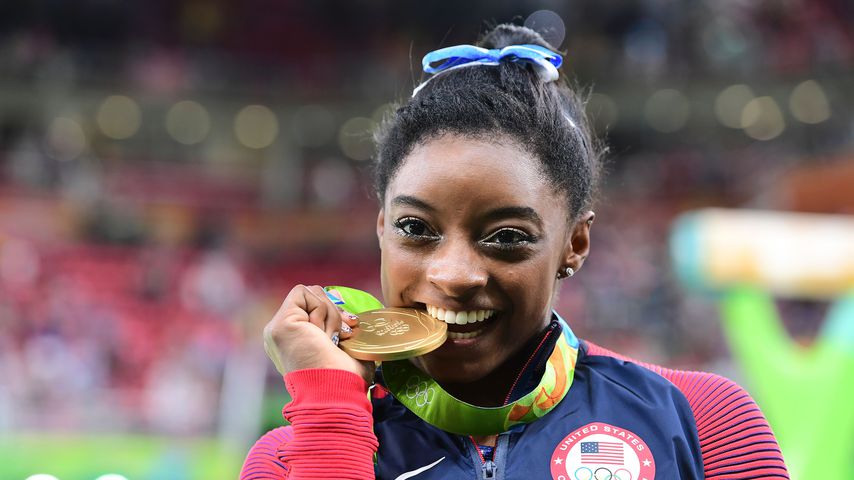 Turnerin Simone Biles bei den olympischen Spielen 2016