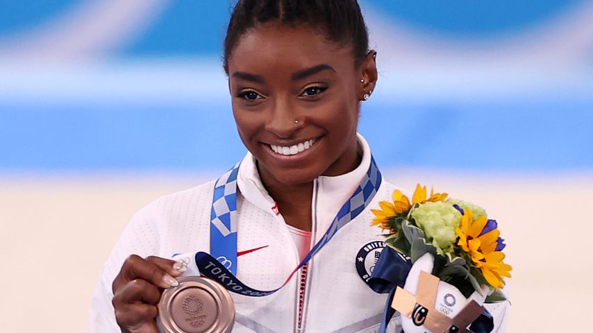 Simone Biles im August 2021 bei den Olympischen Spielen in Tokio
