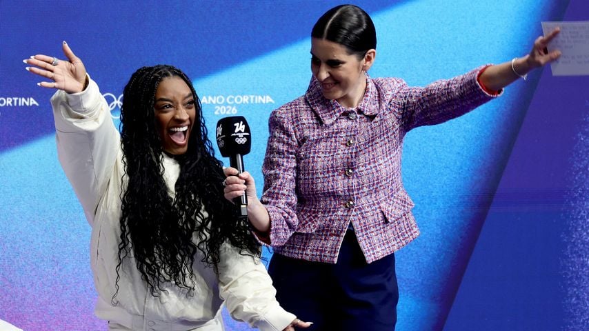 Simone Biles flasht Zuschauer bei Olympischen Winterspielen